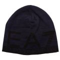 Mens Navy Training Visibility Beanie Hat 64424 by EA7 from Hurleys
