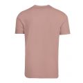 Mens Dusky Pink Layered Eagle S/s T Shirt 87473 by Emporio Armani from Hurleys