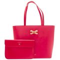 Womens Deep Pink Larah Bow Shopper Bag 16494 by Ted Baker from Hurleys