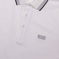 Athleisure Mens White Paddy S/s Polo Shirt 83374 by BOSS from Hurleys