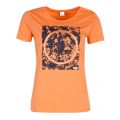 Casual Womens Bright Orange Tecircle S/s T Shirt 26566 by BOSS from Hurleys