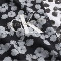 Womens Black Peony Floral Blocking Straight S/s T Shirt 56181 by Calvin Klein from Hurleys
