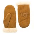 Womens Chestnut Heritage Logo Mittens 67651 by UGG from Hurleys