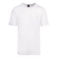 Athleisure Mens White Tee Small Logo S/s T Shirt 83384 by BOSS from Hurleys