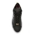 Womens Black Ailbe Print Platform Sole Trainers 50313 by Ted Baker from Hurleys