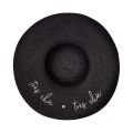 Womens Black Tres Chic Straw Hat 89471 by Katie Loxton from Hurleys
