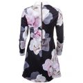 Womens Black Lascii Porcelain Rose Printed Collar Dress 62049 by Ted Baker from Hurleys