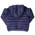 Boys Navy Branded Hooded Puffer Jacket 65456 by BOSS from Hurleys