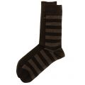 Mens Black Twopack Block Stripe Socks (5-11) 68357 by BOSS from Hurleys