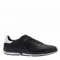 Athleisure Mens Black Saturn_Lowp_Lux Trainers 26694 by BOSS from Hurleys