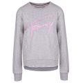 Womens Light Grey Signature Sweat Top 34721 by Tommy Jeans from Hurleys