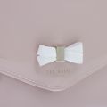 Womens Dusky Pink Canei Bow Envelope Clutch 80237 by Ted Baker from Hurleys