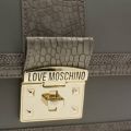 Womens Grey Croc Trim Shoulder Bag 15670 by Love Moschino from Hurleys
