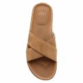 Mens Chestnut Beach Suede Slides 39468 by UGG from Hurleys