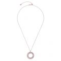 Womens Rose Gold/Crystal Auraa Aurora Hoop Pendant Necklace 82837 by Ted Baker from Hurleys