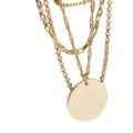 Womens Gold Vinolala Charm Necklace 92829 by Vila from Hurleys