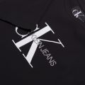 Womens Black Monogram Logo Regular Fit S/s T Shirt 27889 by Calvin Klein from Hurleys