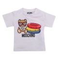Baby White Sunglasses Toy S/s T Shirt 107670 by Moschino from Hurleys