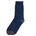 Mens Midnight Houghton Socks 97073 by Barbour from Hurleys