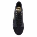 Mens Navy Patent Suede Propulsion Mid Geo Trainers 79570 by Android Homme from Hurleys