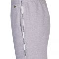 Mens Grey Marl Tape Story Sweat Shorts 103385 by Lacoste from Hurleys