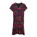 Womens Black Graphic Flower Print Dress 52423 by PS Paul Smith from Hurleys