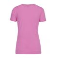 Womens Pink Crystal Heart Slim Fit S/s T Shirt 89138 by Love Moschino from Hurleys