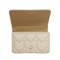Womens Ivory Heart Quilted Medium Wallet 86200 by Love Moschino from Hurleys