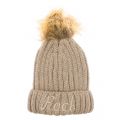 Girls Gold Rock Pom Hat 29907 by Mayoral from Hurleys
