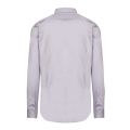 Mens Silver Grey Kenno Slim Fit L/s Shirt 45013 by HUGO from Hurleys