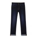 Boys Rinse Wash Branded Slim Fit Jeans 95987 by BOSS from Hurleys