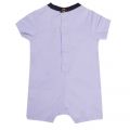 Baby Pale Blue 3D Logo Romper 104909 by BOSS from Hurleys