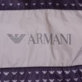 Boys Blue & Grey Branded Reversible Jacket 6474 by Armani Junior from Hurleys