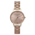 Womens Rose Gold Midi Dial Bracelet Strap Watch 27321 by Olivia Burton from Hurleys