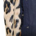 Womens Indigo Printed Lined Parka 66375 by Armani Jeans from Hurleys
