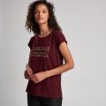 Womens Dark Rhubarb Strike S/s T Shirt 51369 by Barbour International from Hurleys