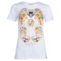 Versace Womens White Photo Tiger S/s Tee Shirt 72676 by Versace Jeans from Hurleys