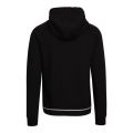 Mens Black Logo Band Hoodie 84503 by Emporio Armani from Hurleys