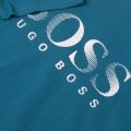 Mens Dark Green Big Logo Beach S/s T Shirt 31878 by BOSS from Hurleys