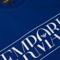 Mens Blue Chest Logo S/s T Shirt 22363 by Emporio Armani from Hurleys