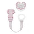 Baby Pink Branded Dummy & Clip 38057 by Emporio Armani from Hurleys