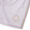 Mens White Boxfish Gold Logo Swim Shorts 74789 by BOSS from Hurleys