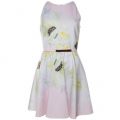 Womens Nude Pink Tuliaa Pearly Petal Skater Dress 60759 by Ted Baker from Hurleys