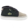 Infant Navy & Grey Ampthill Trainers (3-9) 19086 by Lacoste from Hurleys