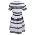 Womens White & Black Graphic Stripe Dress 7940 by Michael Kors from Hurleys