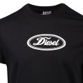 Mens Black T-Diegor-C14 S/s T Shirt 108007 by Diesel from Hurleys