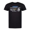 Mens Black T-Diego-XB S/s T Shirt 33235 by Diesel from Hurleys
