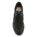 Mens Black Gloss Woven Propulsion Mid Geo Trainers 53248 by Android Homme from Hurleys