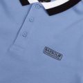 Mens Cool Blue Ampere S/s Polo Shirt 73378 by Barbour International from Hurleys
