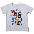 Boys Dust Letters Graphic S/s Tee Shirt 29479 by Lacoste from Hurleys